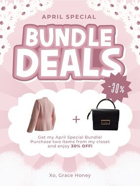 Bundle for 30% off !!!